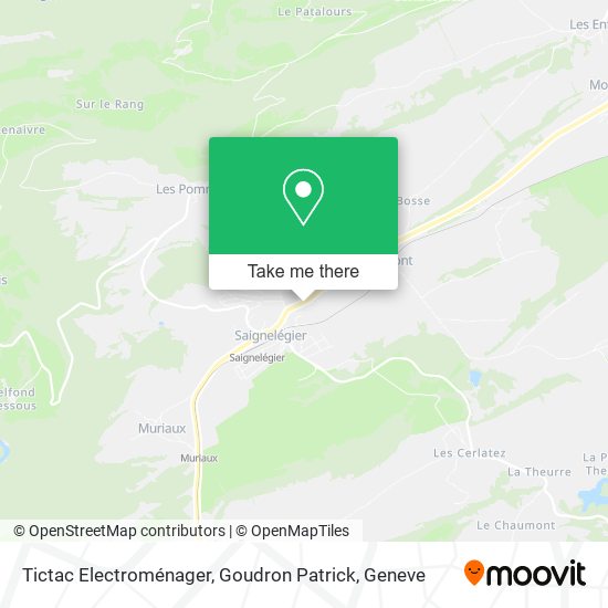 Tictac Electroménager, Goudron Patrick map