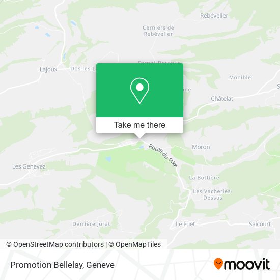 Promotion Bellelay map