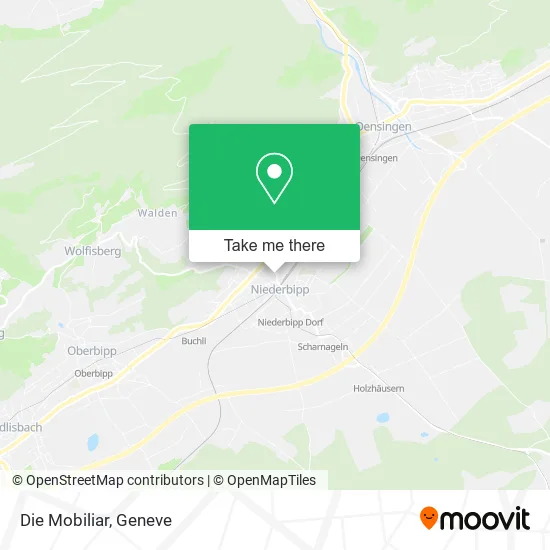 Die Mobiliar map