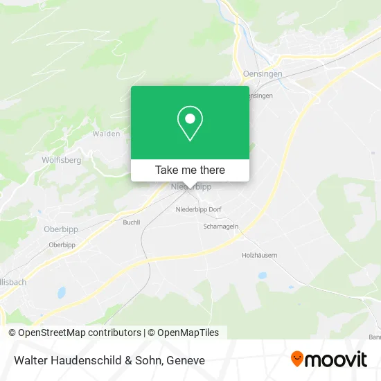 Walter Haudenschild & Sohn map