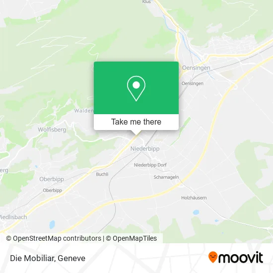 Die Mobiliar map