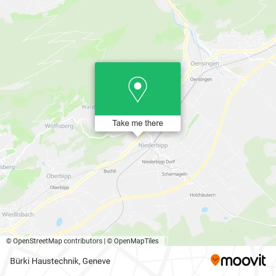 Bürki Haustechnik map