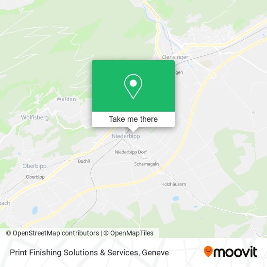 Print Finishing Solutions & Services map