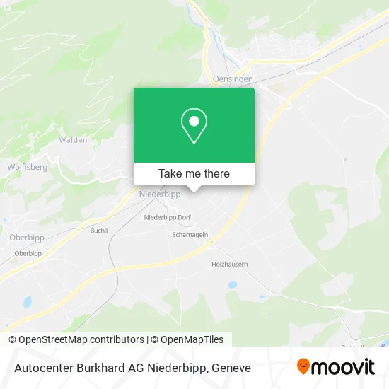 Autocenter Burkhard AG Niederbipp map