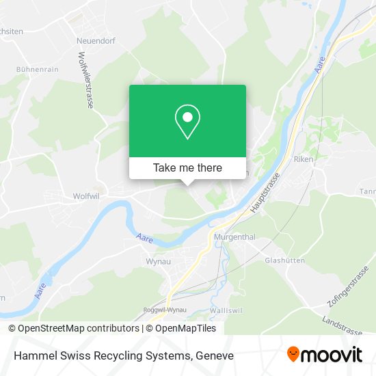 Hammel Swiss Recycling Systems map