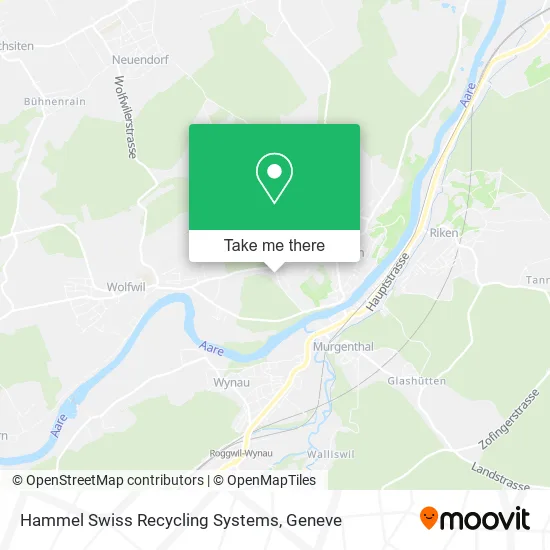 Hammel Swiss Recycling Systems map
