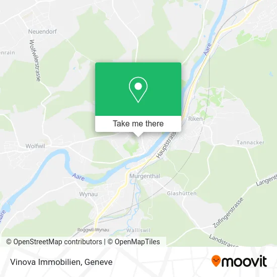 Vinova Immobilien map