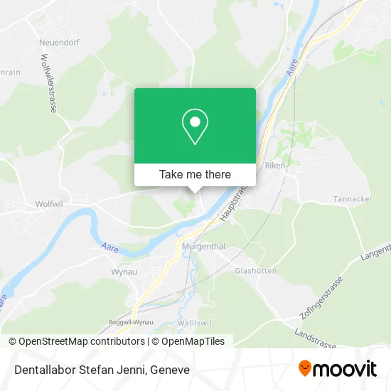 Dentallabor Stefan Jenni map