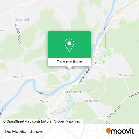 Die Mobiliar map