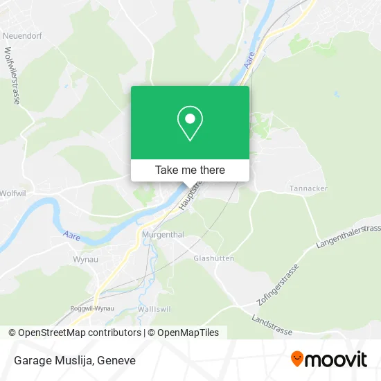 Garage Muslija map
