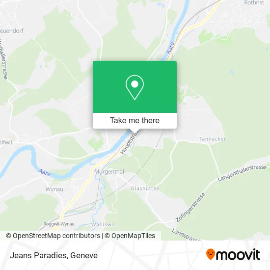 Jeans Paradies map