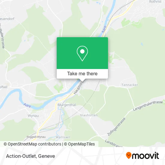 Action-Outlet map