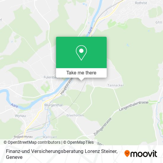 Finanz-und Versicherungsberatung Lorenz Steiner map