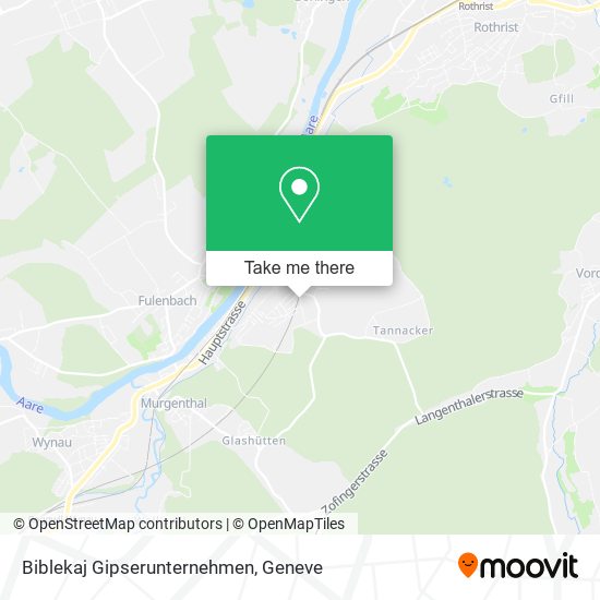 Biblekaj Gipserunternehmen map