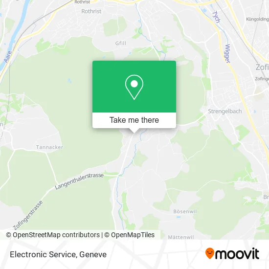 Electronic Service map