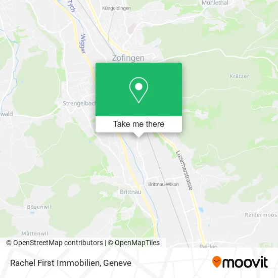 Rachel First Immobilien map