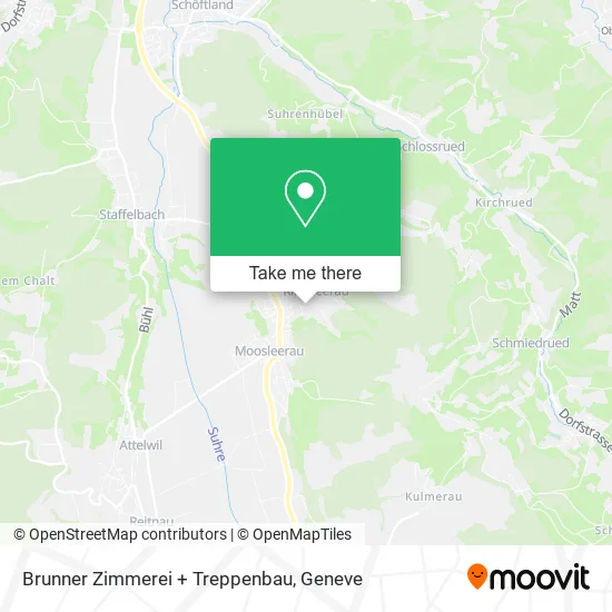 Brunner Zimmerei + Treppenbau map