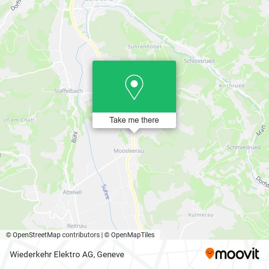 Wiederkehr Elektro AG map