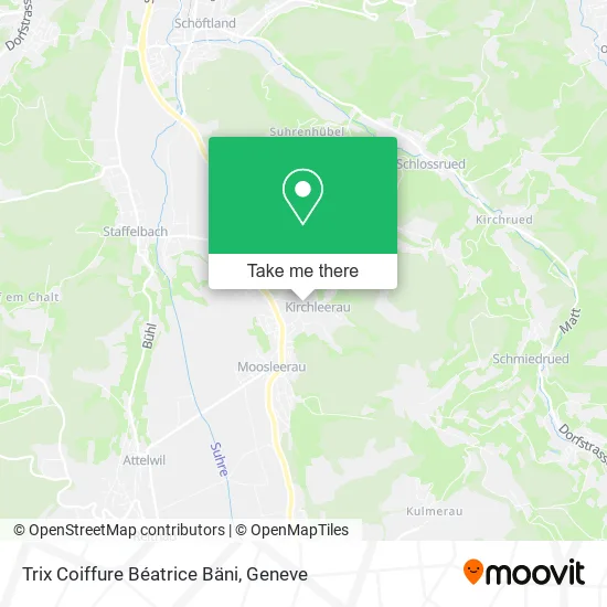 Trix Coiffure Béatrice Bäni map