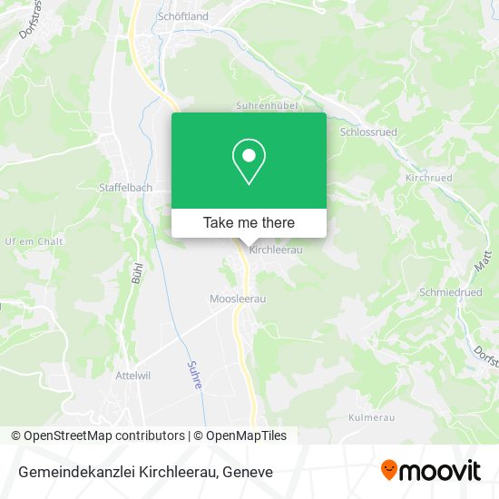 Gemeindekanzlei Kirchleerau map