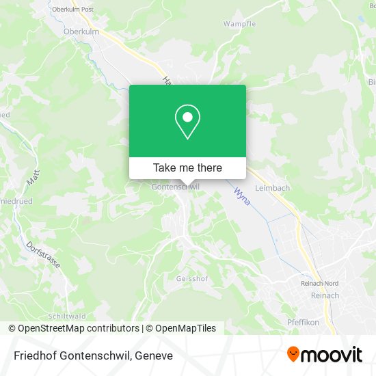 Friedhof Gontenschwil map