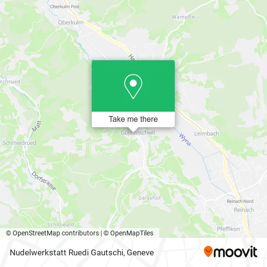 Nudelwerkstatt Ruedi Gautschi map