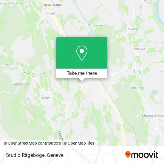 Studio Rägeboge map