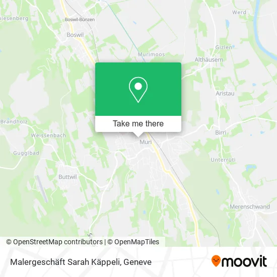 Malergeschäft Sarah Käppeli map