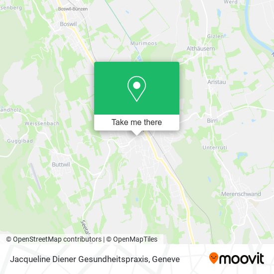 Jacqueline Diener Gesundheitspraxis map