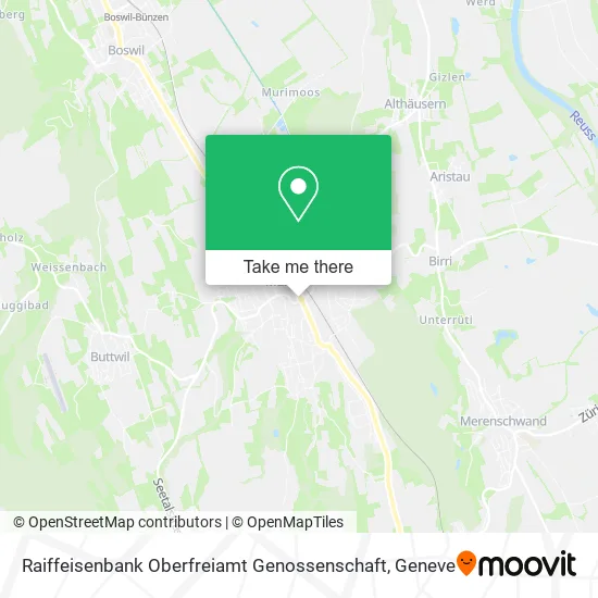 Raiffeisenbank Oberfreiamt Genossenschaft map