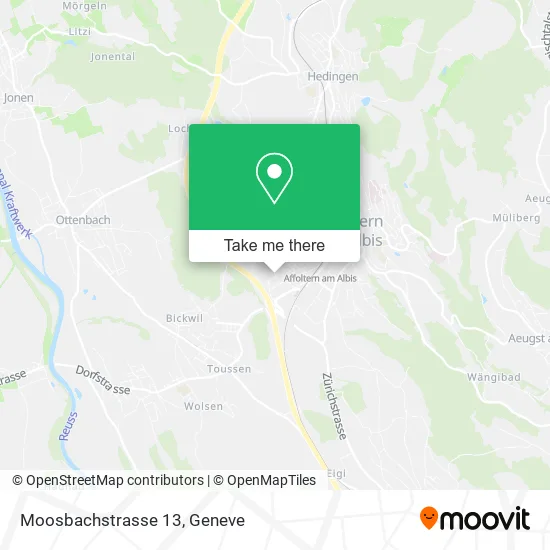 Moosbachstrasse 13 map