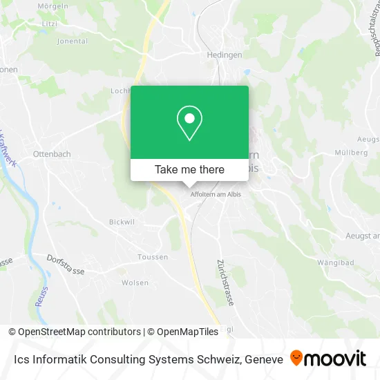 Ics Informatik Consulting Systems Schweiz map