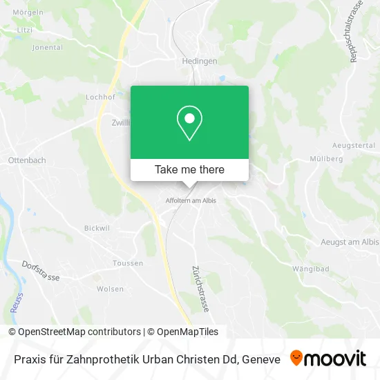 Praxis für Zahnprothetik Urban Christen Dd map