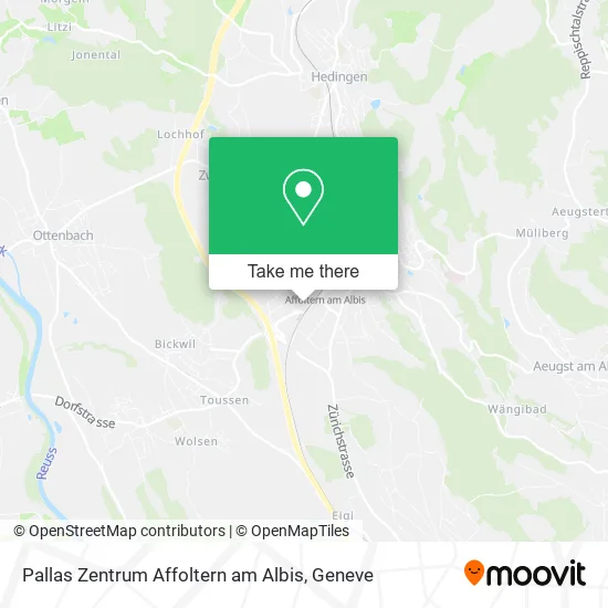 Pallas Zentrum Affoltern am Albis map