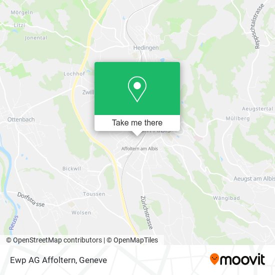 Ewp AG Affoltern map