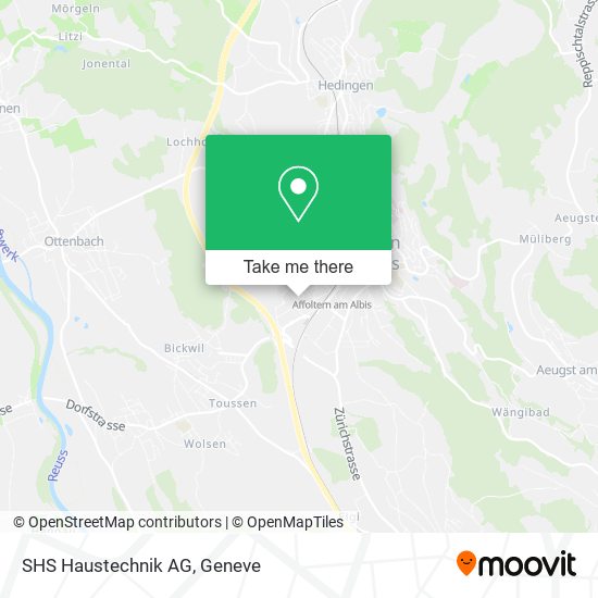 SHS Haustechnik AG map