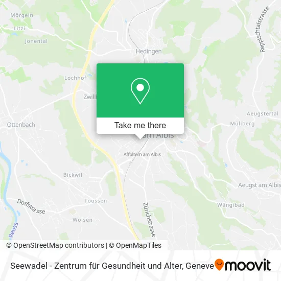 Seewadel - Zentrum für Gesundheit und Alter map