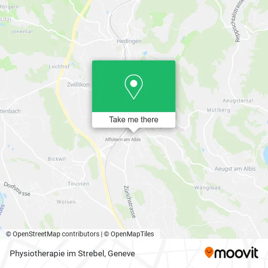Physiotherapie im Strebel map