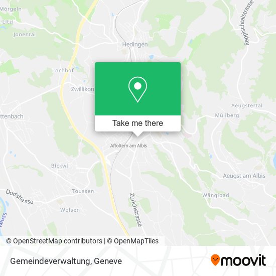 Gemeindeverwaltung map