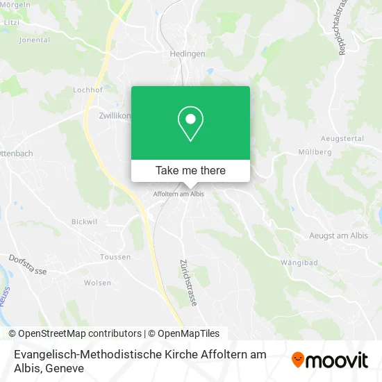 Evangelisch-Methodistische Kirche Affoltern am Albis map