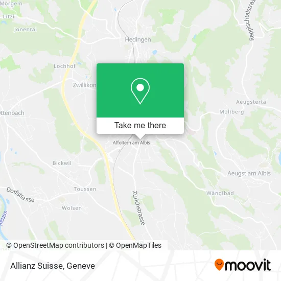 Allianz Suisse map