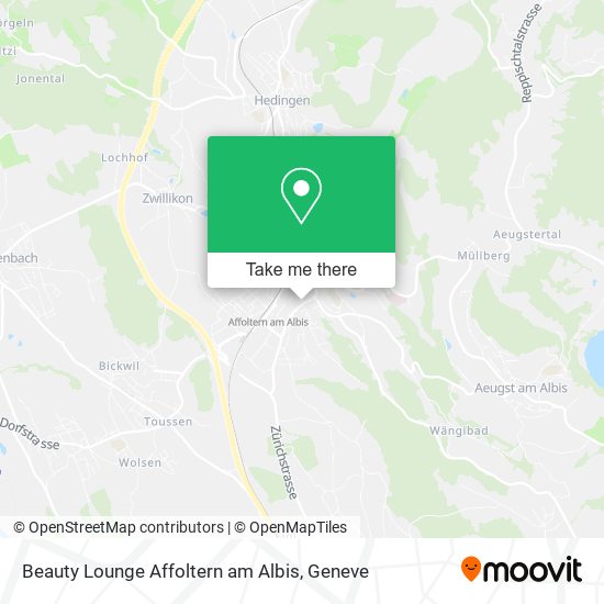 Beauty Lounge Affoltern am Albis map