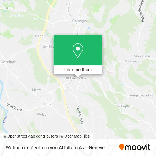 Wohnen im Zentrum von Affoltern A.a. map