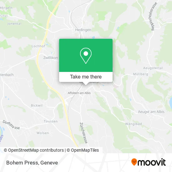 Bohem Press map