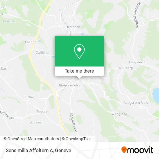 Sensimilla Affoltern A map