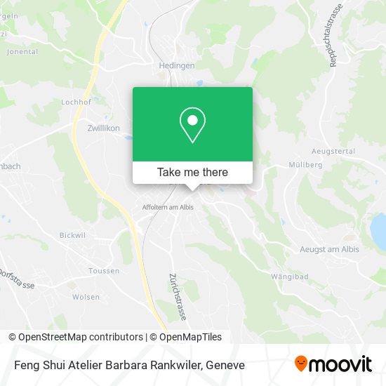 Feng Shui Atelier Barbara Rankwiler map