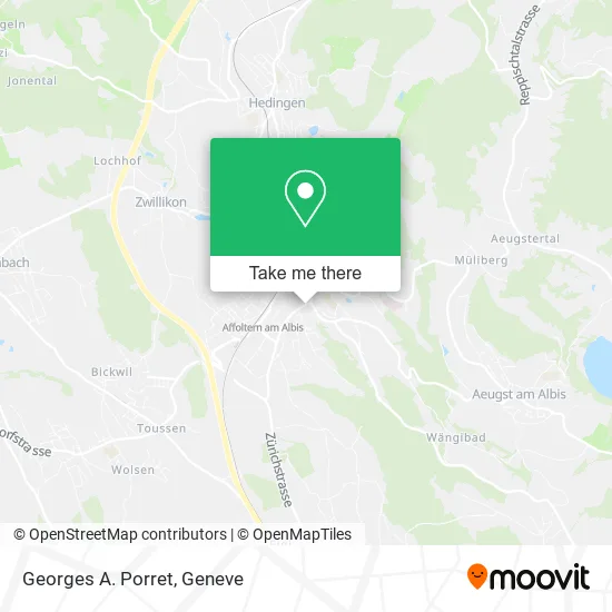 Georges A. Porret map