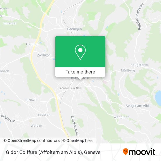 Gidor Coiffure (Affoltern am Albis) map
