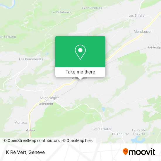 K Ré Vert map