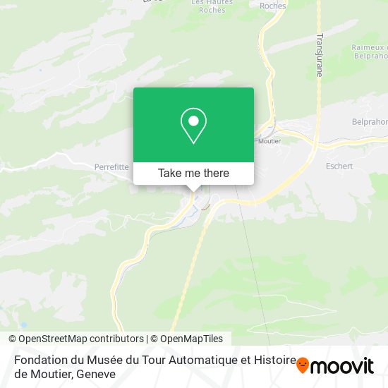 Fondation du Musée du Tour Automatique et Histoire de Moutier plan